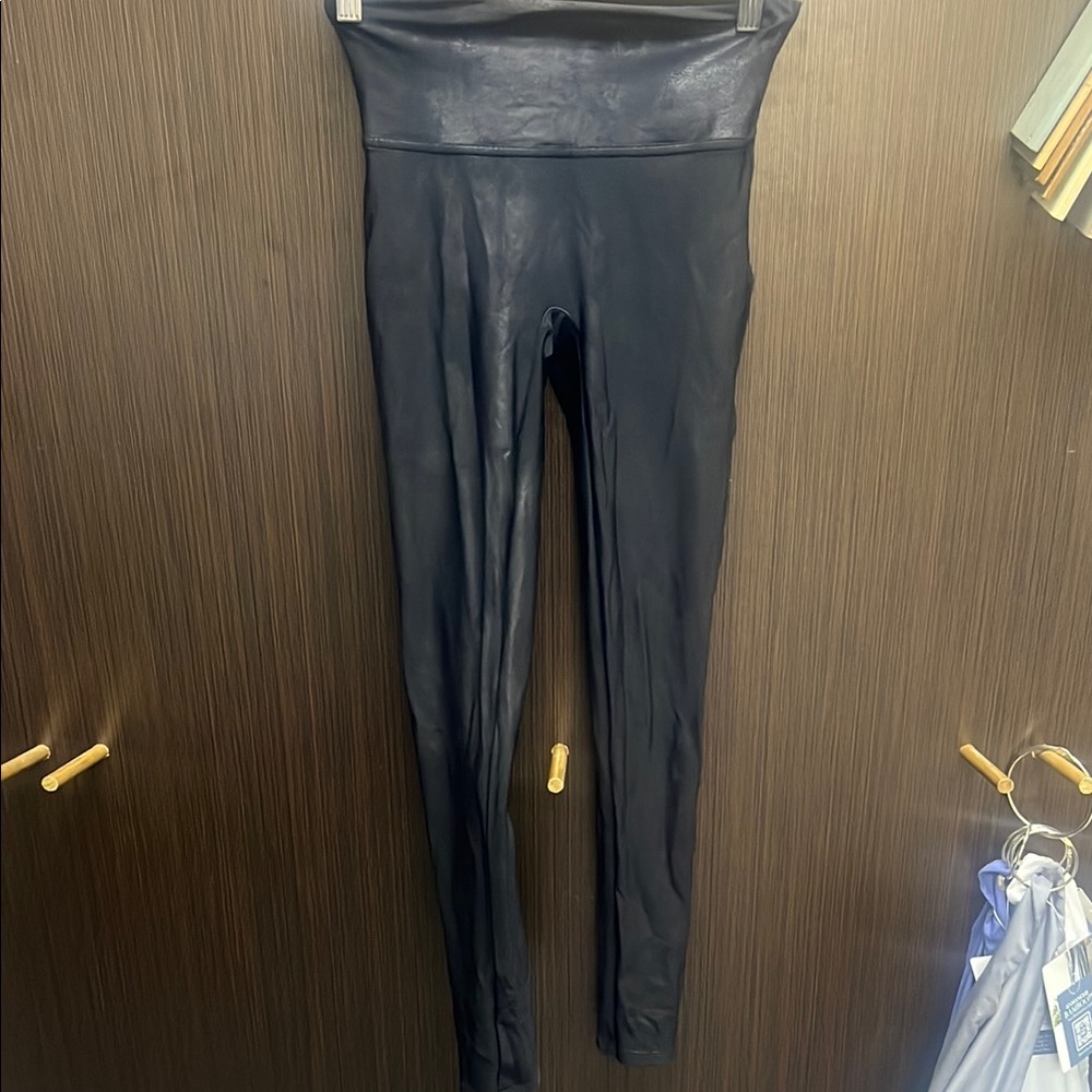SPANX Black High-Waist Active Leggings